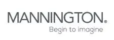 A mannington logo that says `` begin to imagine '' on a white background.