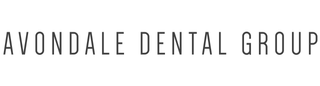 the avondale dental group logo is on a white background .