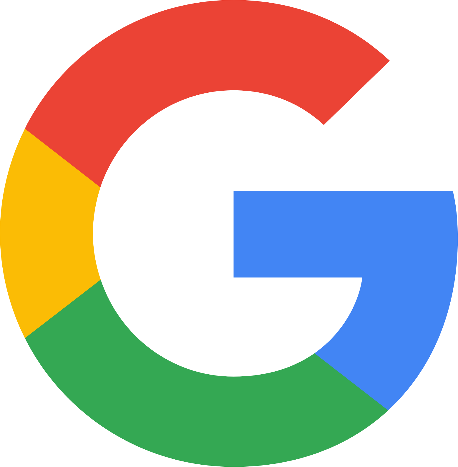 A google logo with a red , yellow , green and blue circle around it.