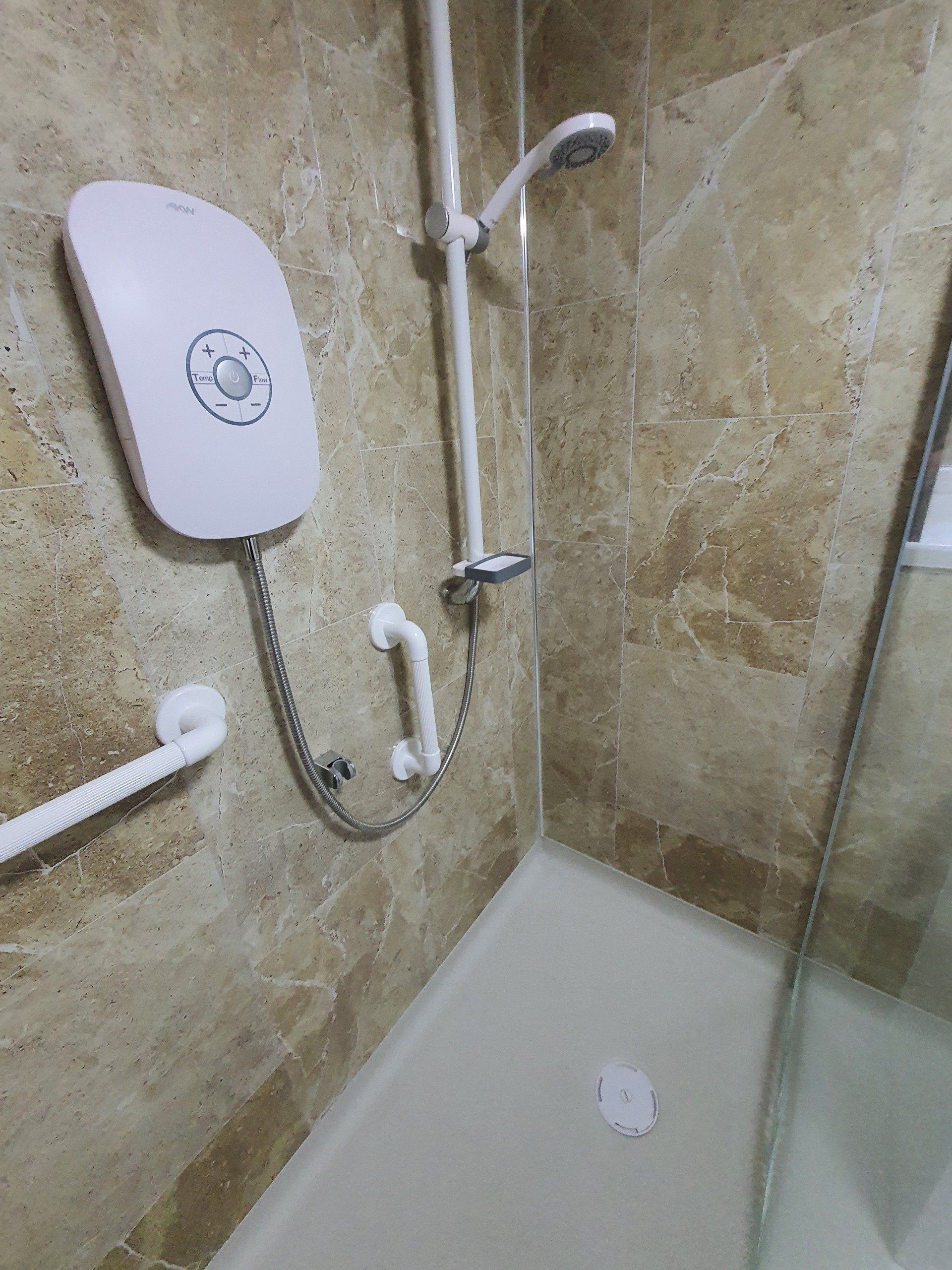 after accessible shower installation