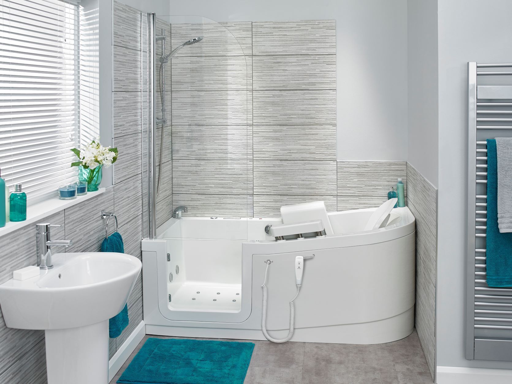 walk in shower for elderly and disabled people