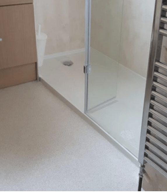 walk-in shower conversion for elderly and disabled