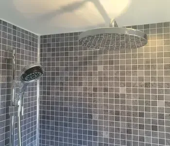 new walk-in shower for elderly and disabled