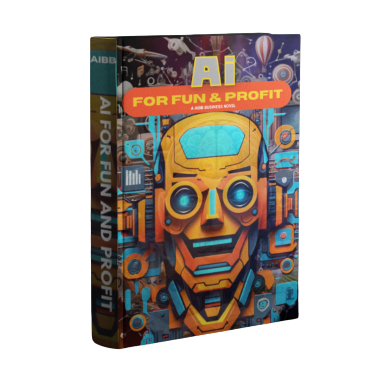 A book titled ai for fun and profit with a robot on the cover