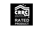 The logo for the cool roof rating council is a rated product.
