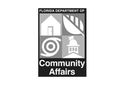 The logo for the florida department of community affairs