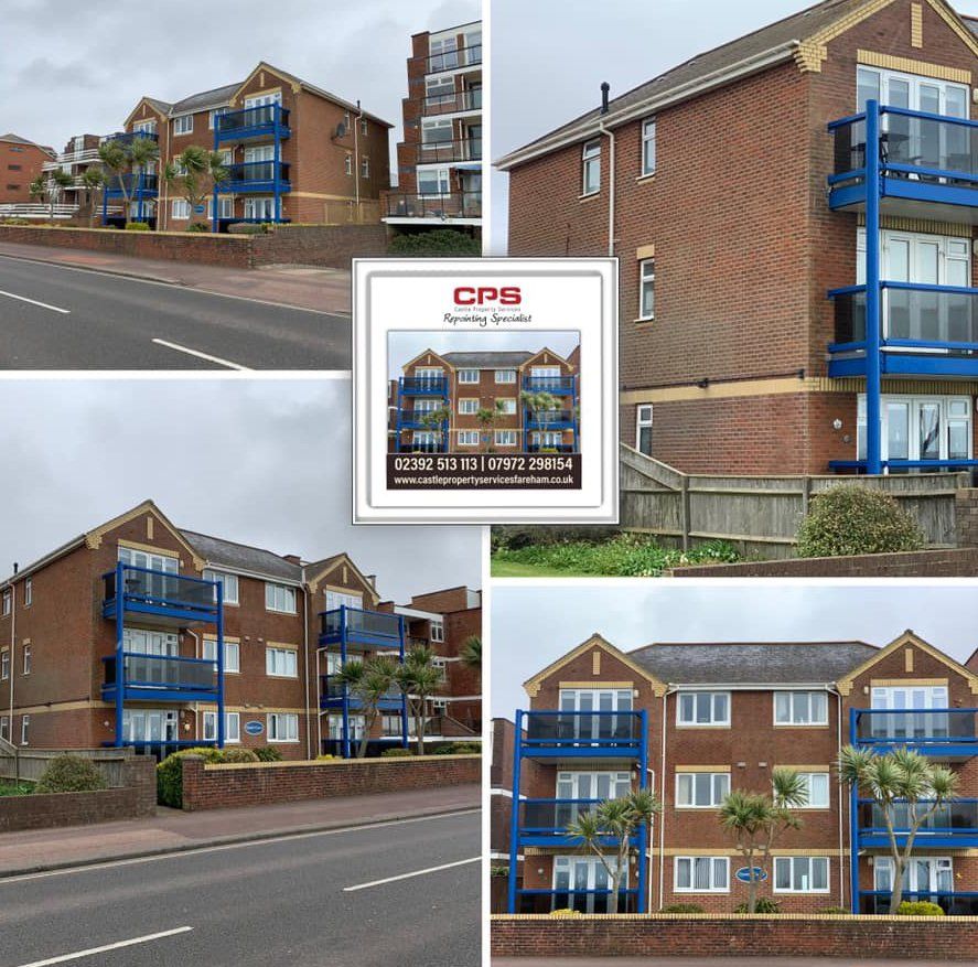 exterior apartment block after decoartion