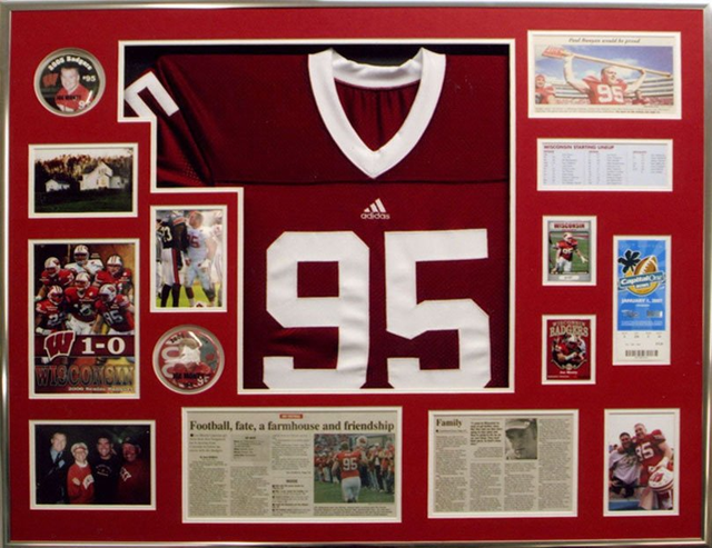 Framed Football Jerseys Design Ideas