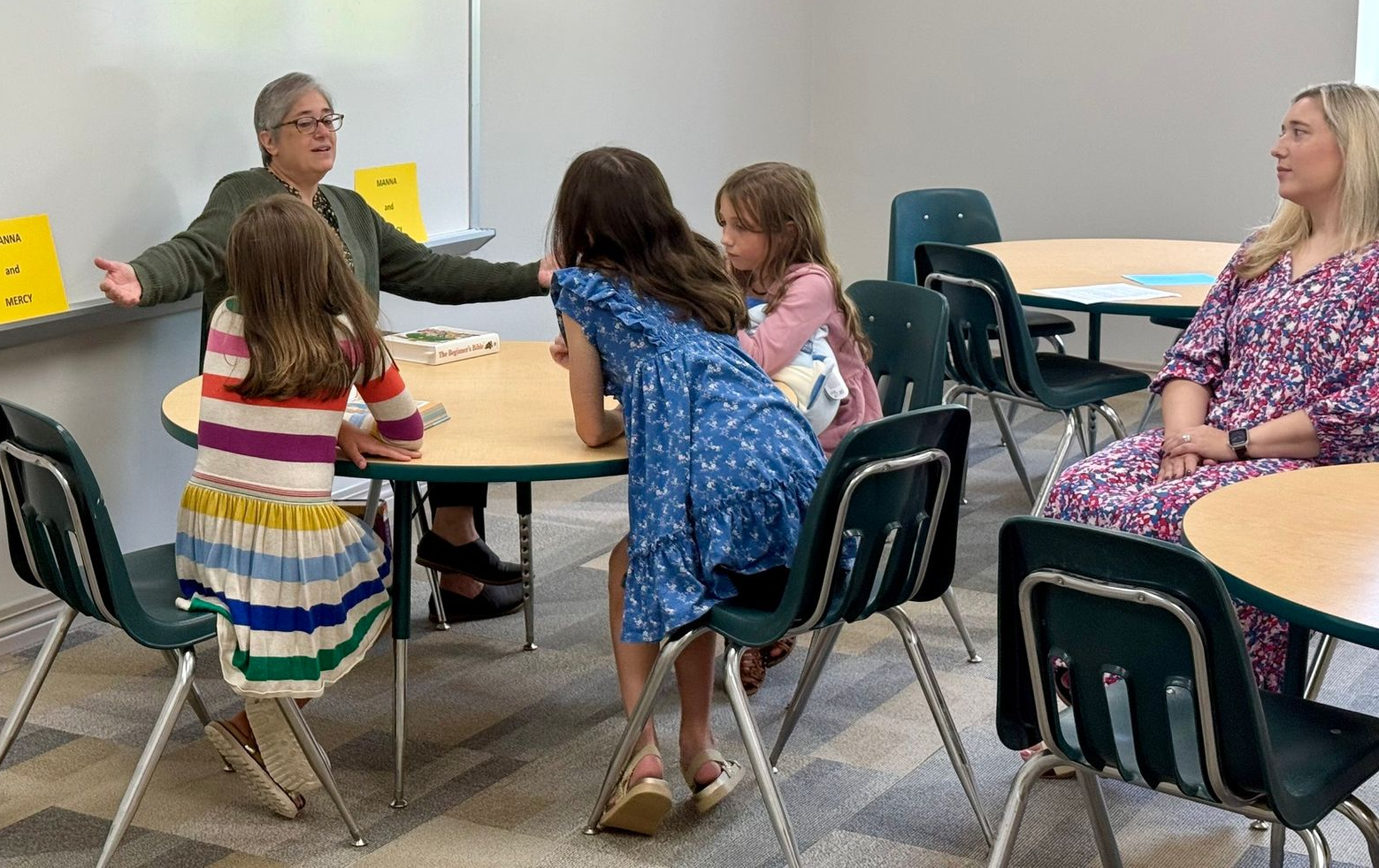 Children's Sunday School class.