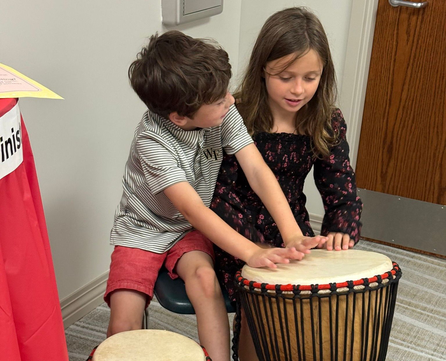 Music exploration. Drumming.