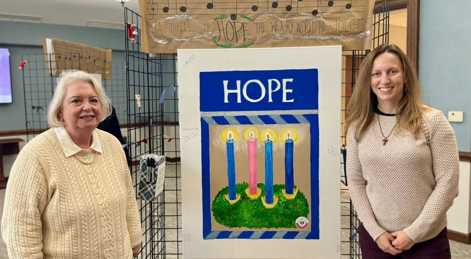 Arts at Augsburg advent posters project.