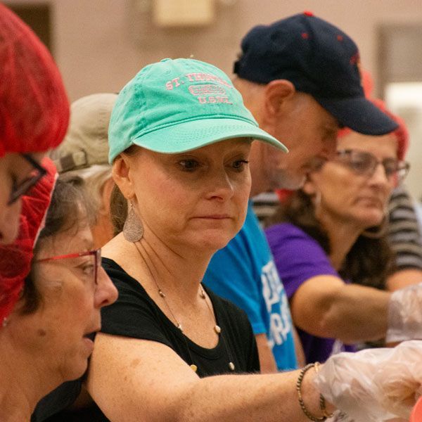 Rise Against Hunger event.