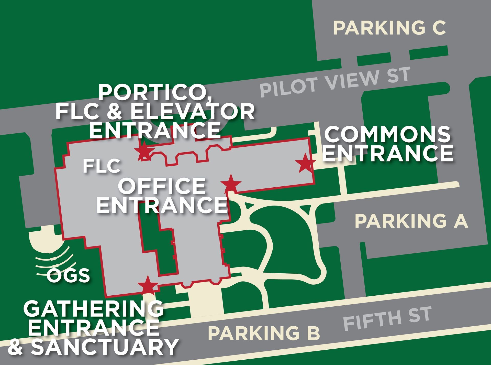 Augsburg Campus Map