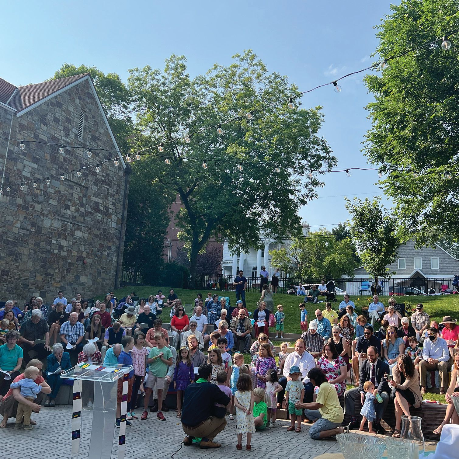 Augsburg's Renovated Sanctuary Center Aisle