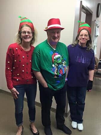 Doctors in Christmas Outfit - Animal Hospital in Collingswood, NJ