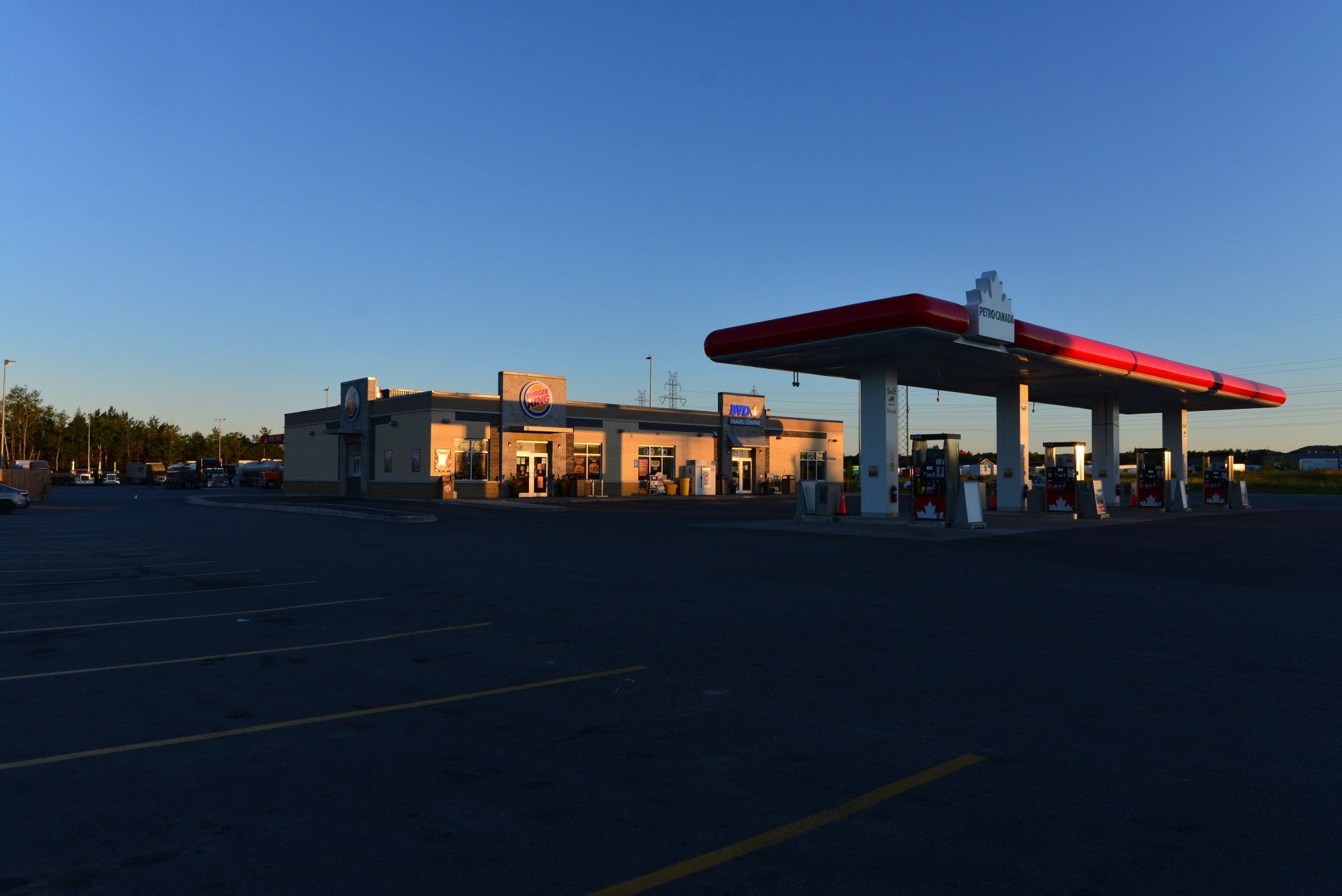 Petro Can, Petro Pass and Burger King Plaza