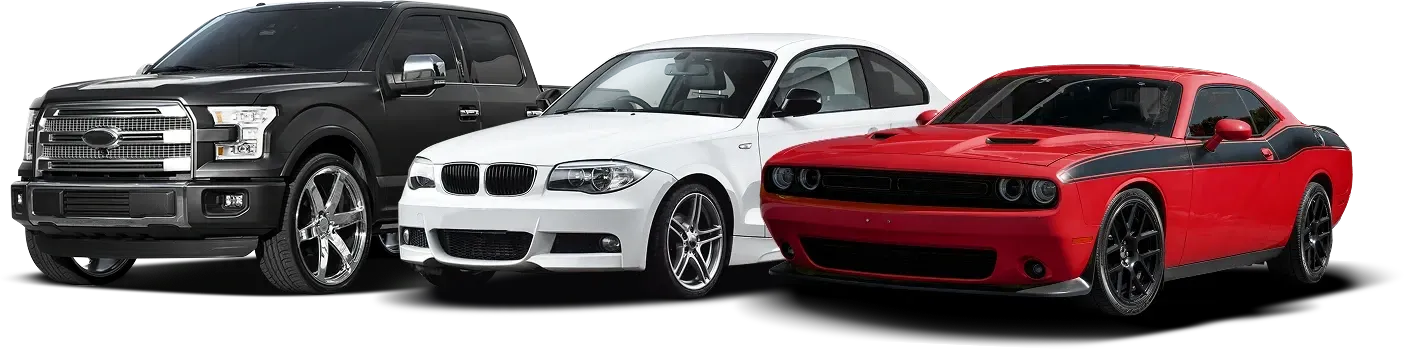 Red, White, Black vehicles | Tom's Auto Maintenance