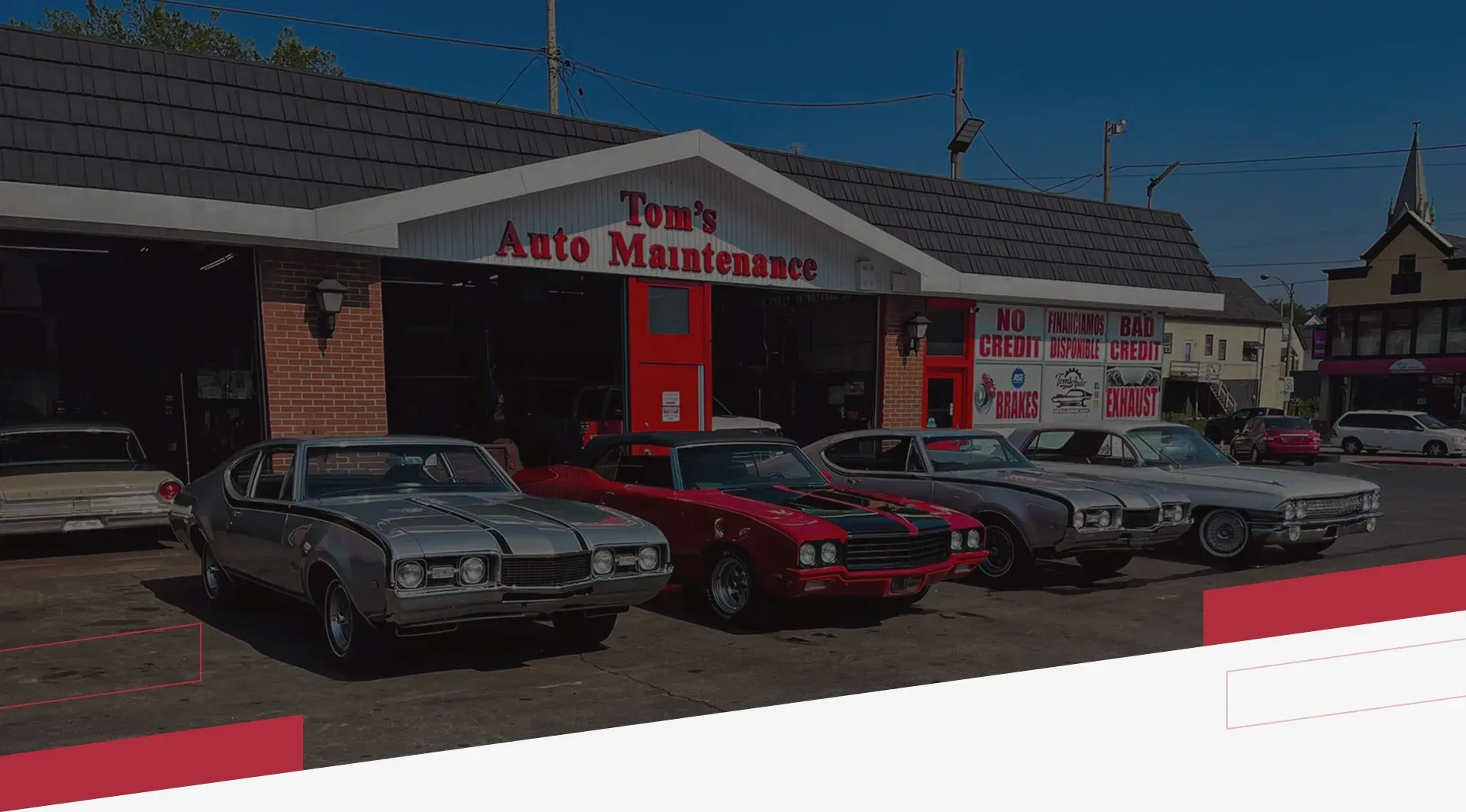 Outside Our Shop | Tom's Auto Maintenance