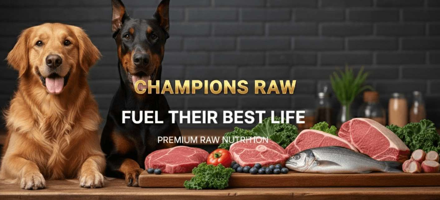 Champions Raw Fuel Their Best Life - Premium Raw Nutrition Champions Raw Fuel Their Best Life - Premium Raw Nutrition