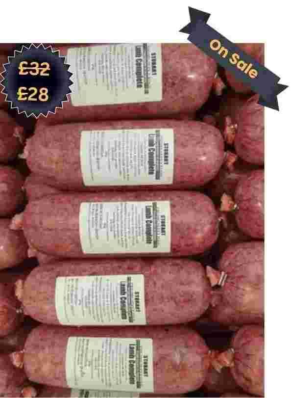 A display of multiple rolls of