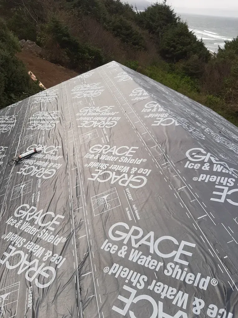 Rooftop covered in