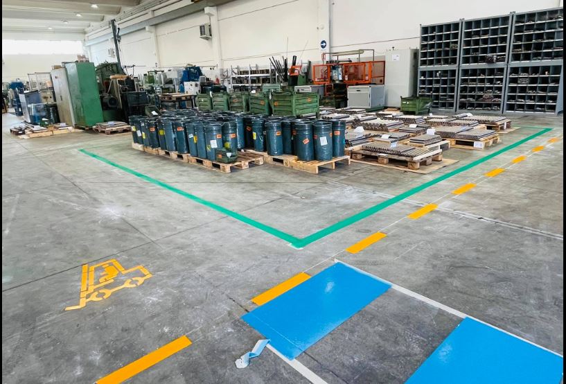 segnaletica in magazzino