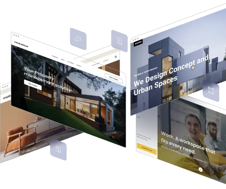 A website for a company called we design concept and urban spaces