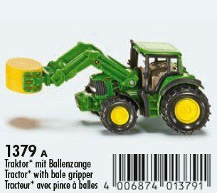 Siku 1379 Traktor mit Ballenzange