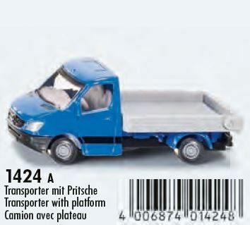 Siku 1424 Transporter mit Pritsche