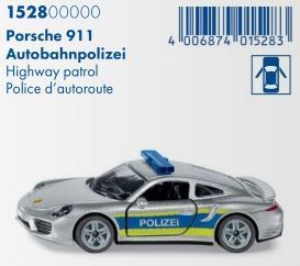 Siku 1528 Porsche 911 Autbahnpolizei