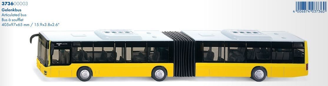 Siku 3736 Articulated bus