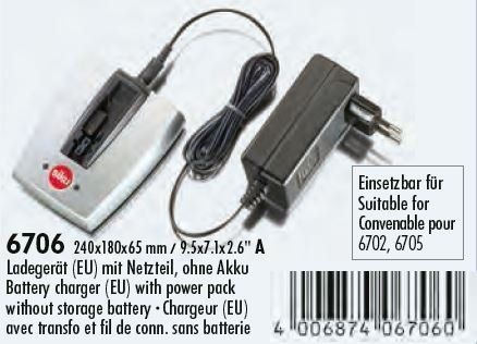 Siku 6706 Ladegerät (EU) mit Netzteil, ohne Akku