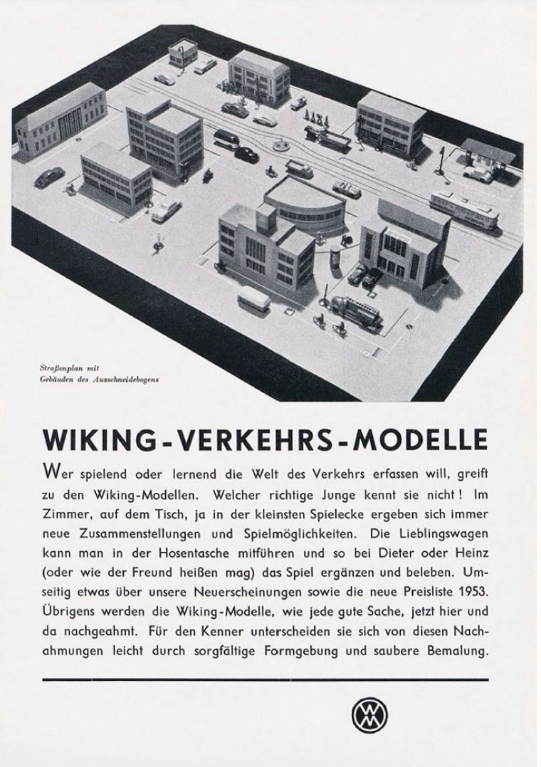 Wiking Katalog 1953