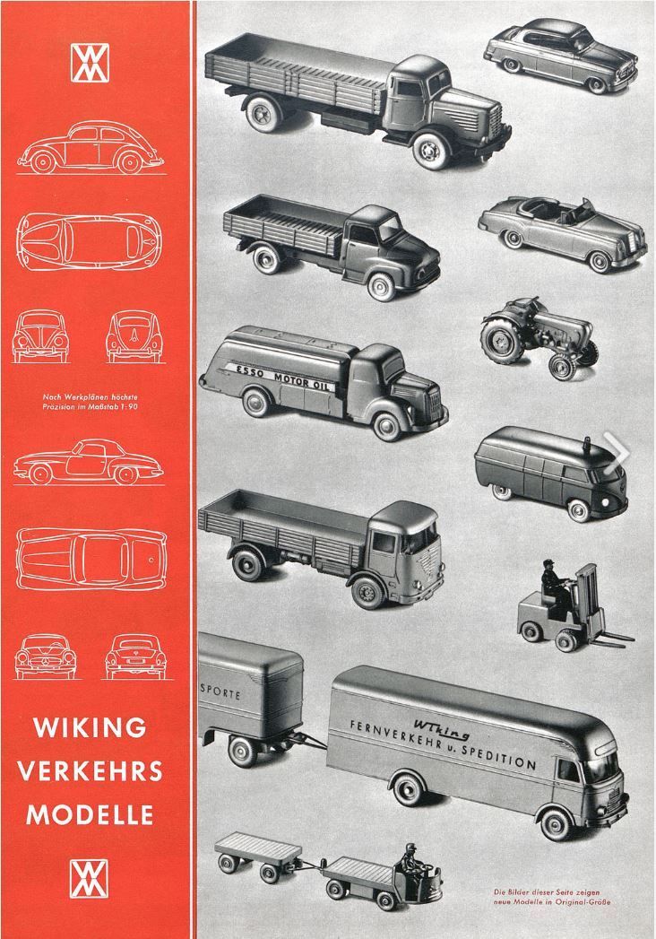 Wiking Catalogue 1958