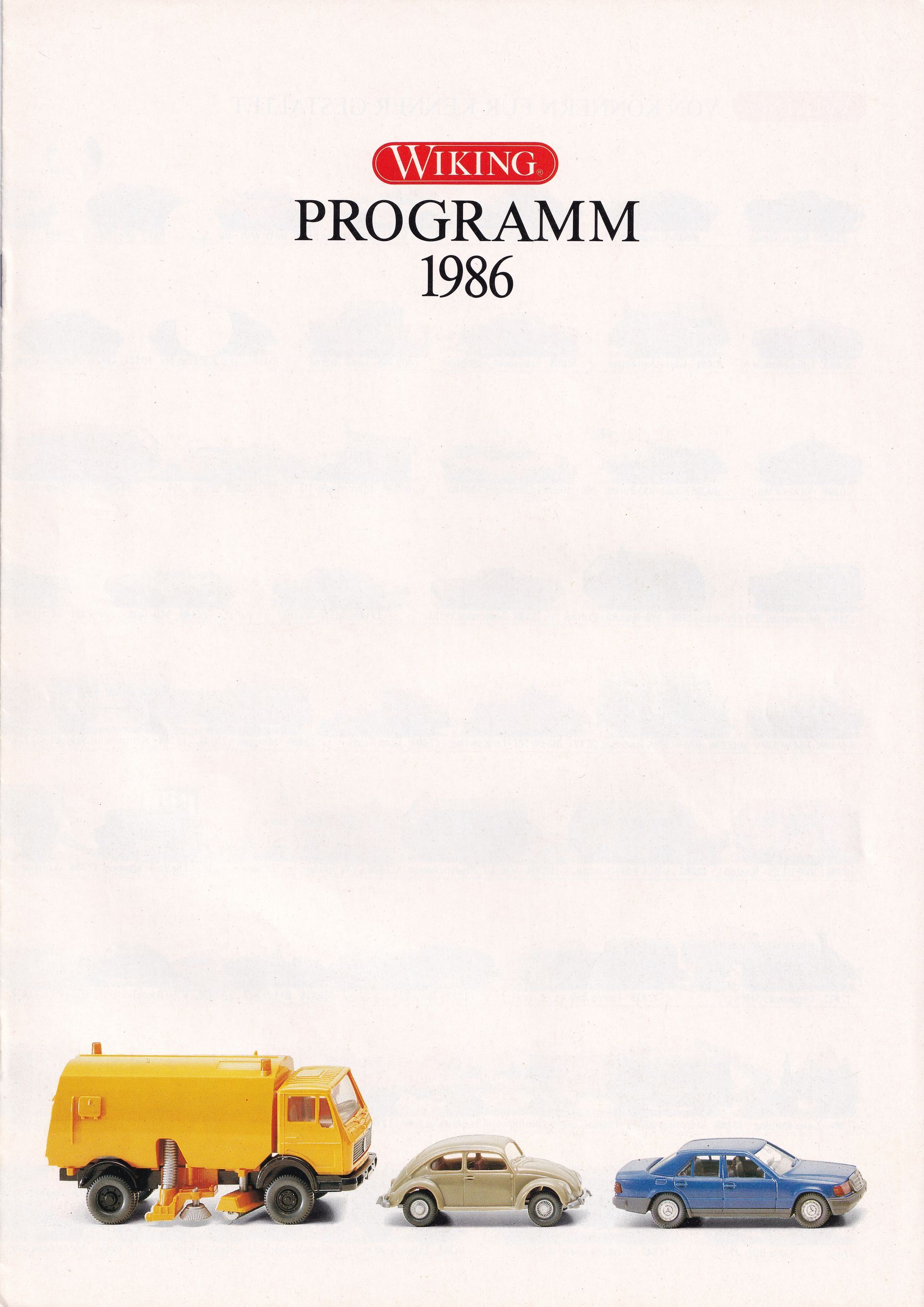 Wiking Catalogue 1986