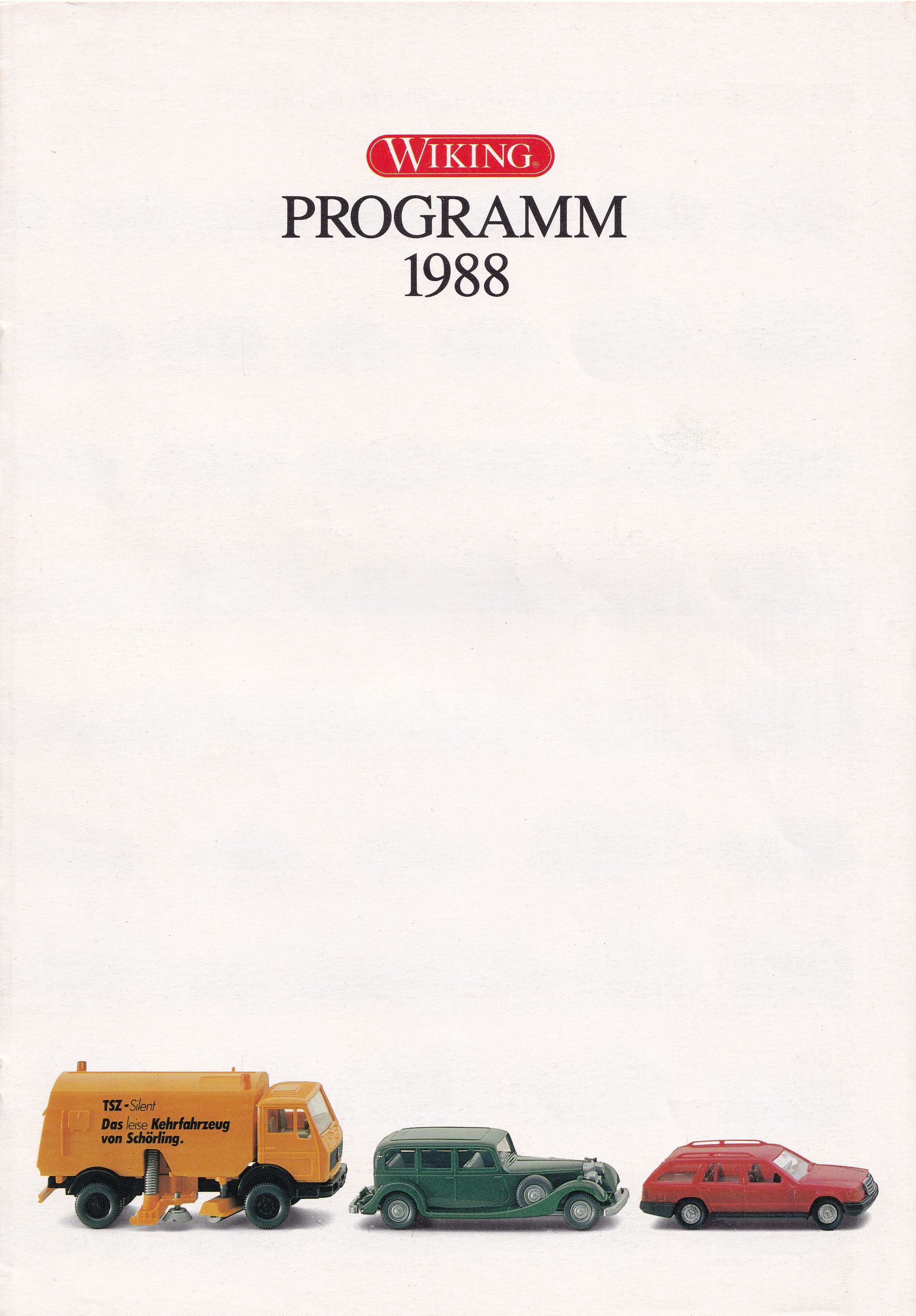 Wiking Catalogue 1988