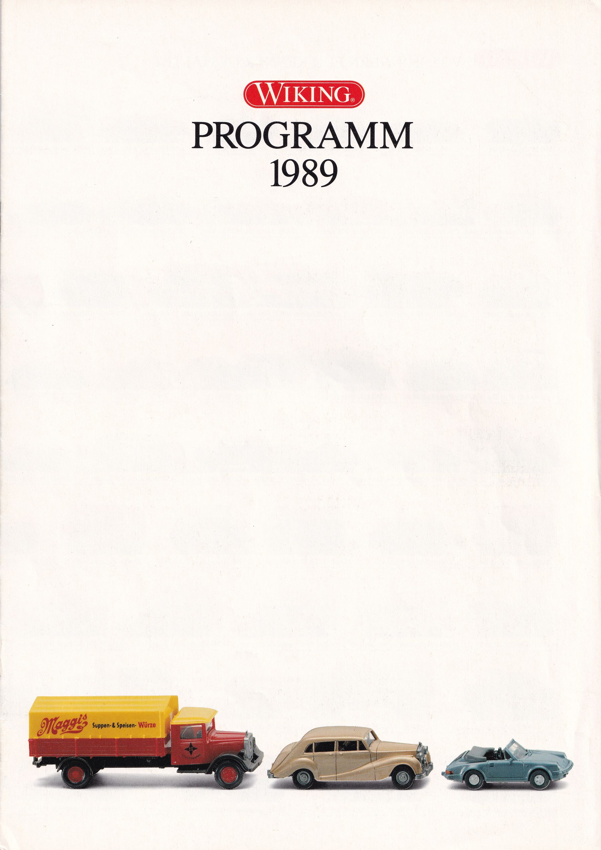 Wiking Catalogue 1989
