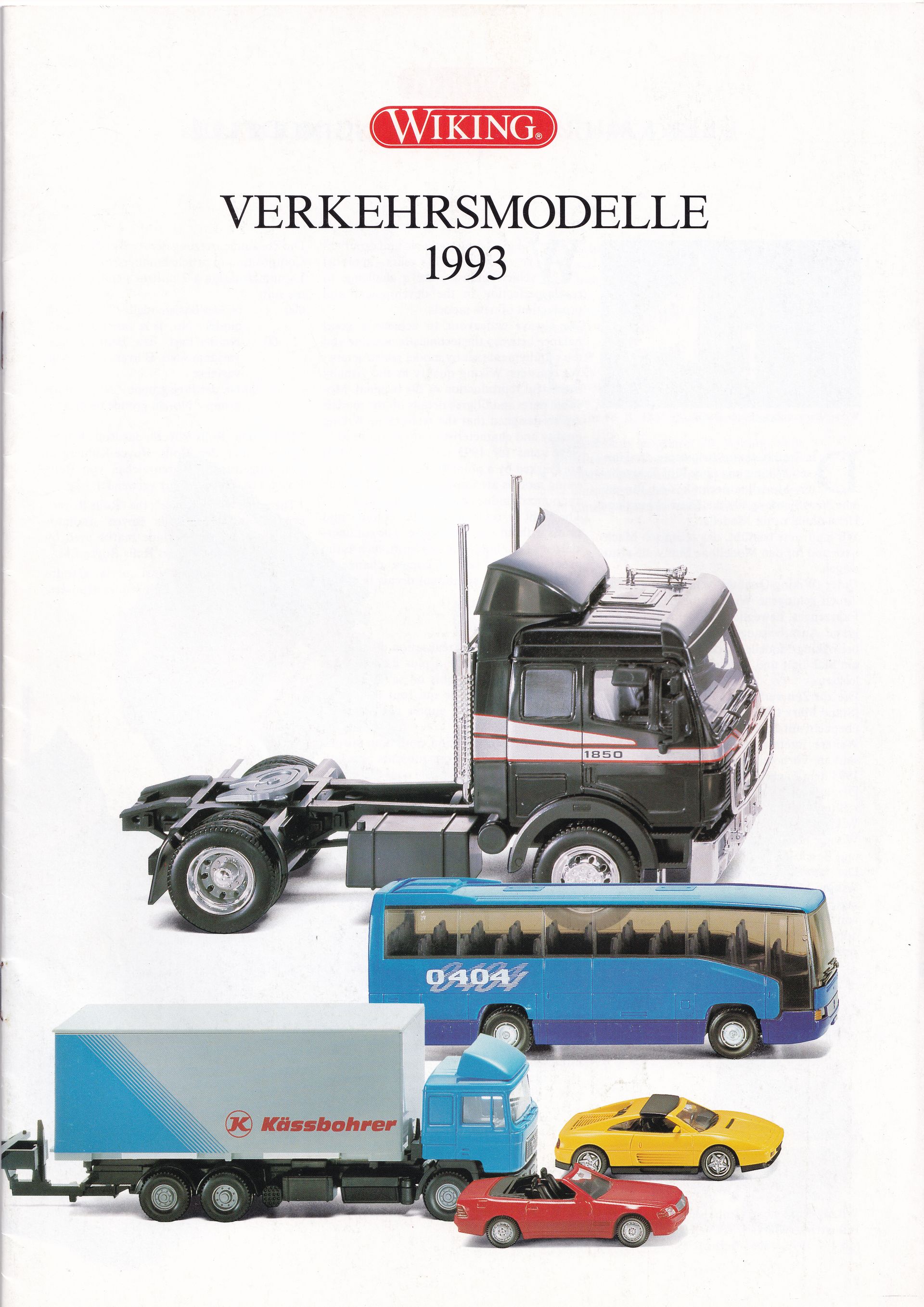 Wiking Catalogue 1993