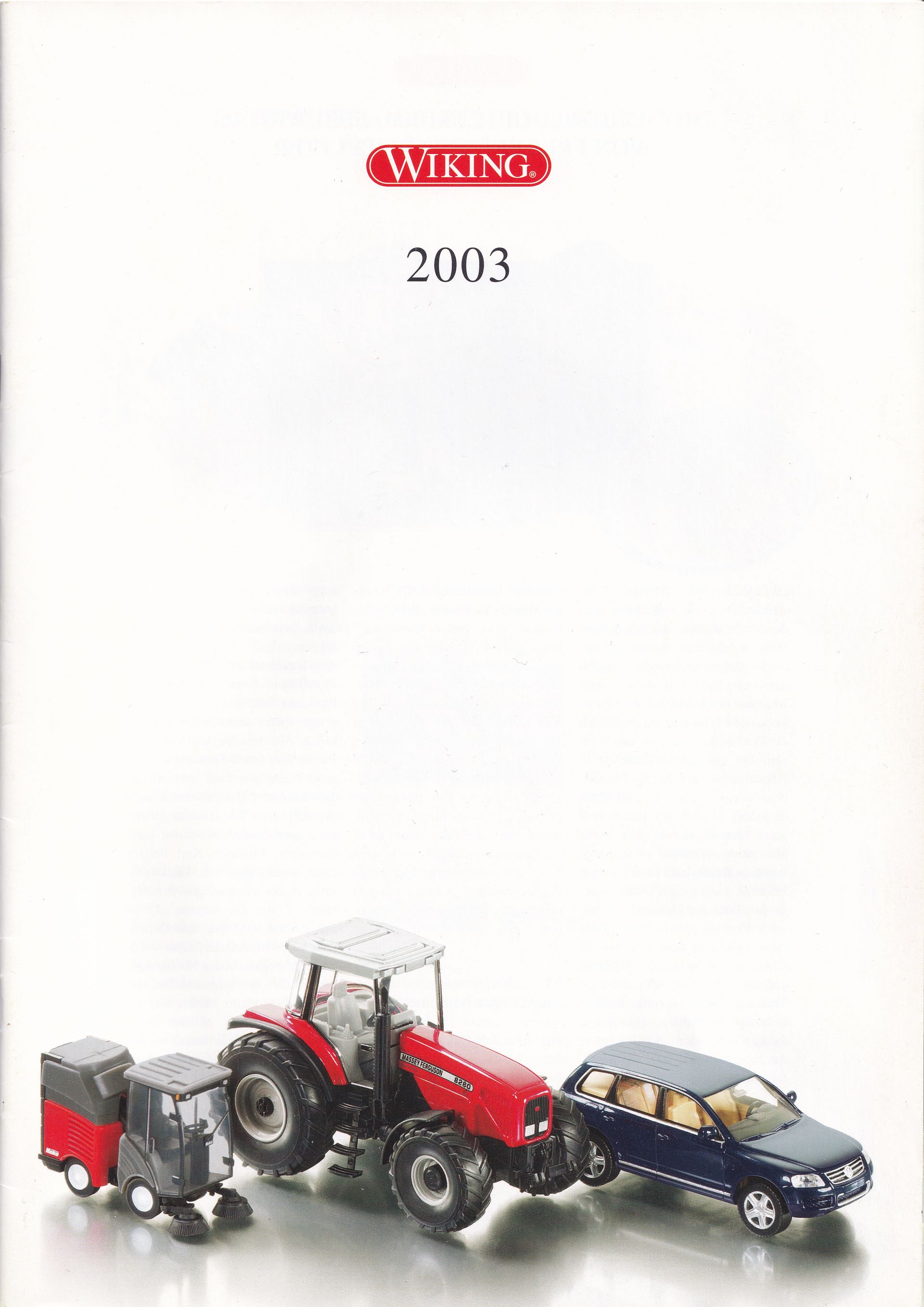 Wiking Catalogue 2003