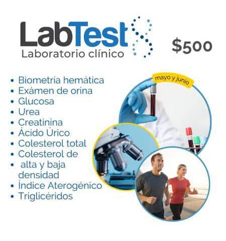 Lab Test - Promociones de mayo y junio