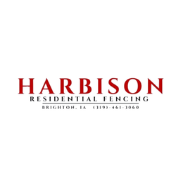 A logo for harbison residential fencing in brighton , texas