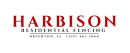 A logo for harbison residential fencing in brighton , texas