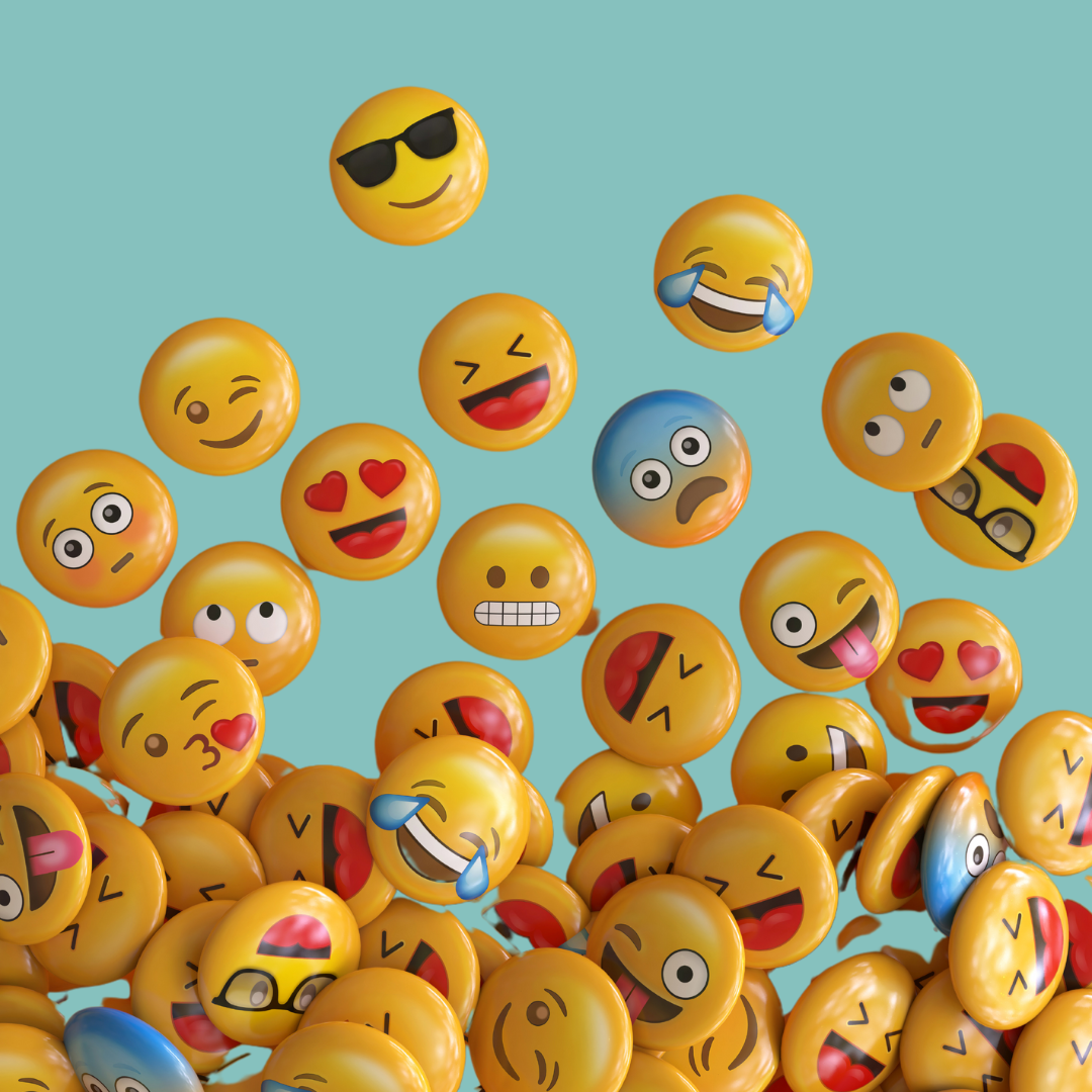 Emojis with varying emotions