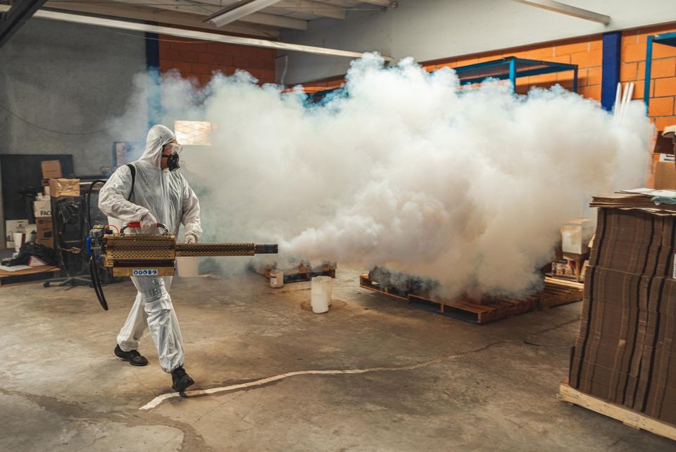 Fumigación para controlar plagas