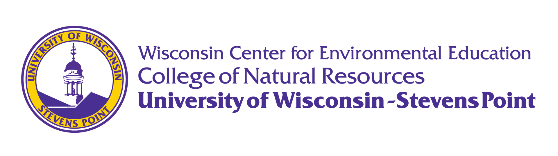 Logo: Wisconsin Center for Environmental Education, College of Natural Resources, University of Wisconsin-Stevens Point.
