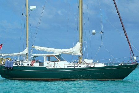 1975 Nicholson 42 At Anchor