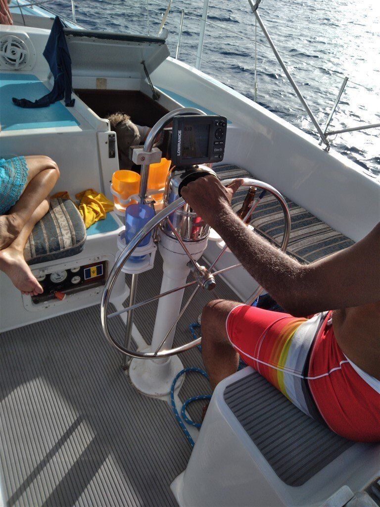 Morgan Out Island 41 cockpit