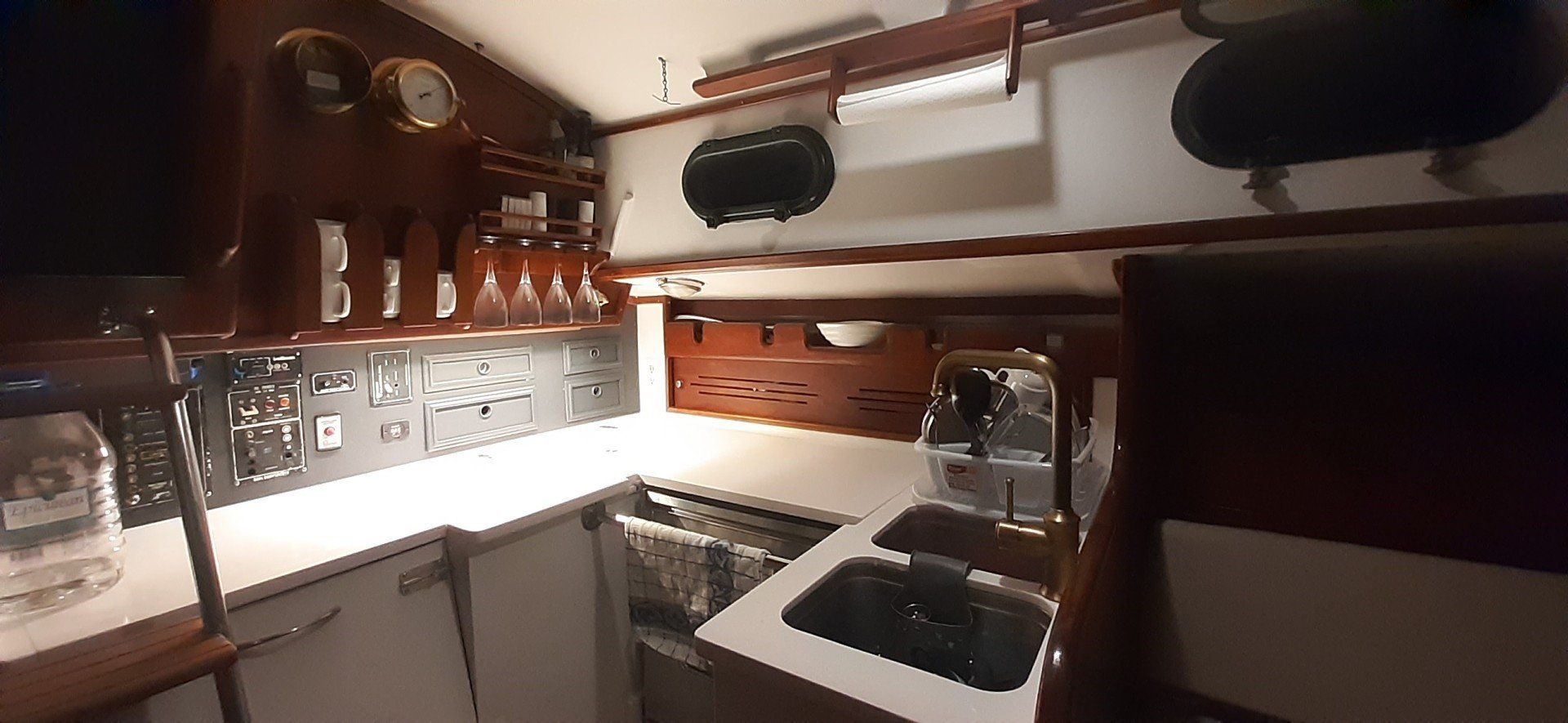 1981 Cape Dory 33 galley refit