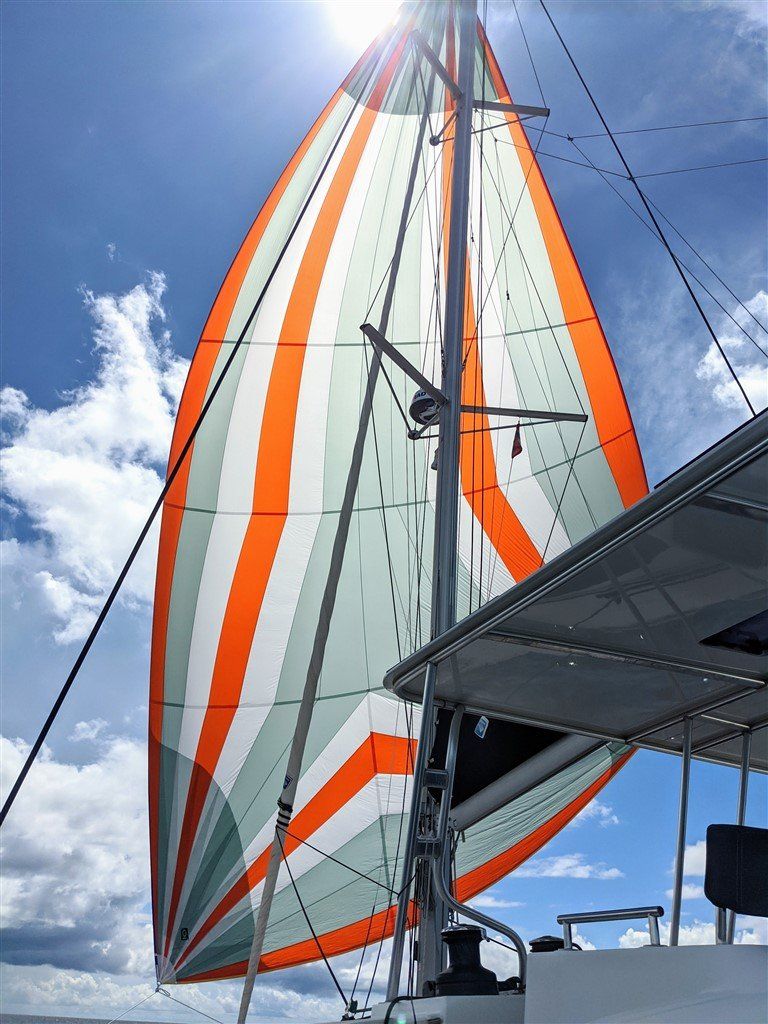 Lagoon 450F spinnaker