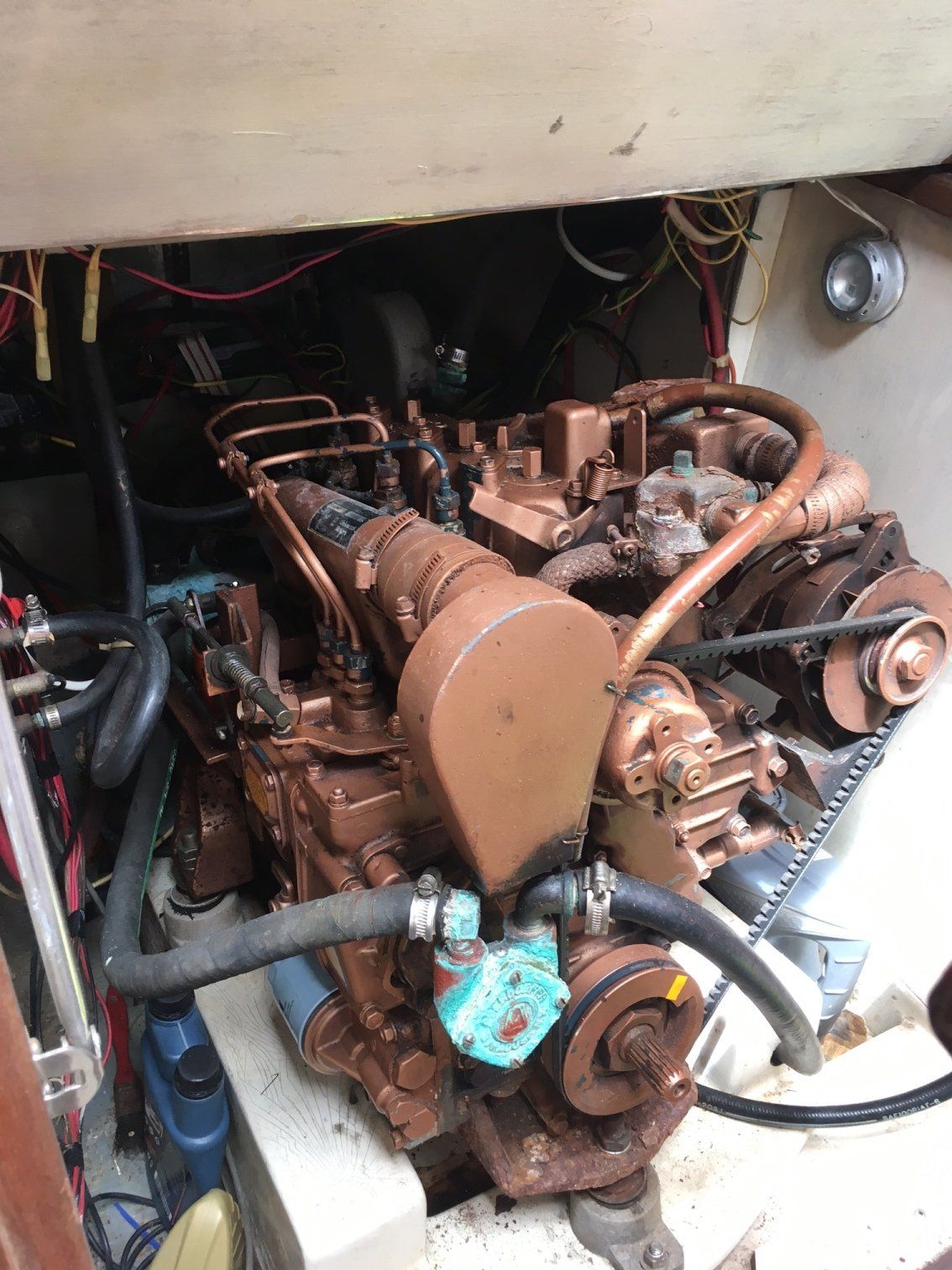 1983 O'Day 34 engine